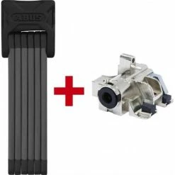 ABUS Bordo 6015/90 OE ST + Bosch Plus RH Gen.2 - Sort - Lås