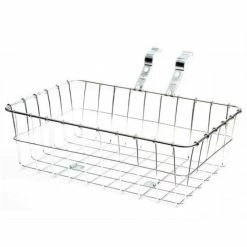 Wald 1372 Kurv Flad & Lille Coated Sølvfarvet