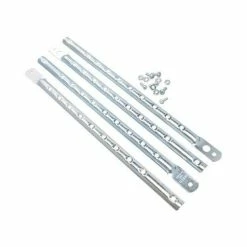 Wald 198X 2 Stk. Ben Til Wald Kurve Sølvfarvet