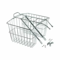 Wald 520 Bageste Bærekurv Coated Sølvfarvet