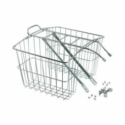 Wald 535 Bageste Bærekurv Coated Sølvfarvet